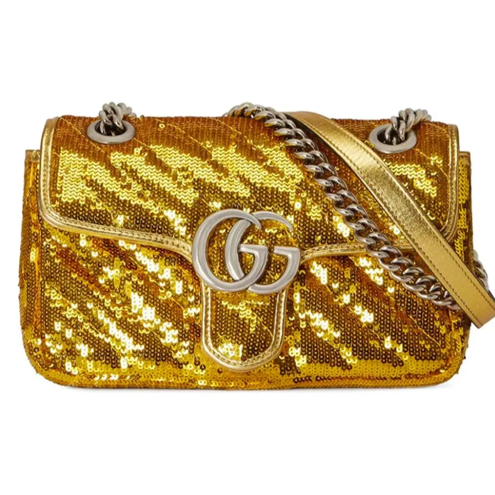 Gucci marmont bag GG sequin bag runway sold out**